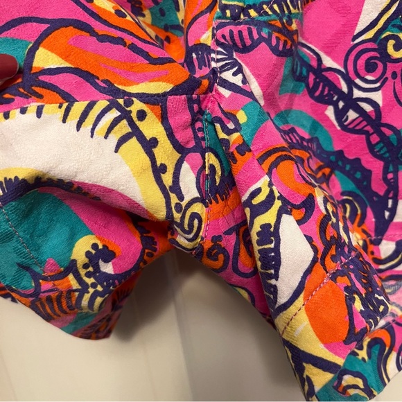 Lilly Pulitzer Sea and Be Seen Callahan Shorts Multicolored Size 00 - Picture 4 of 7